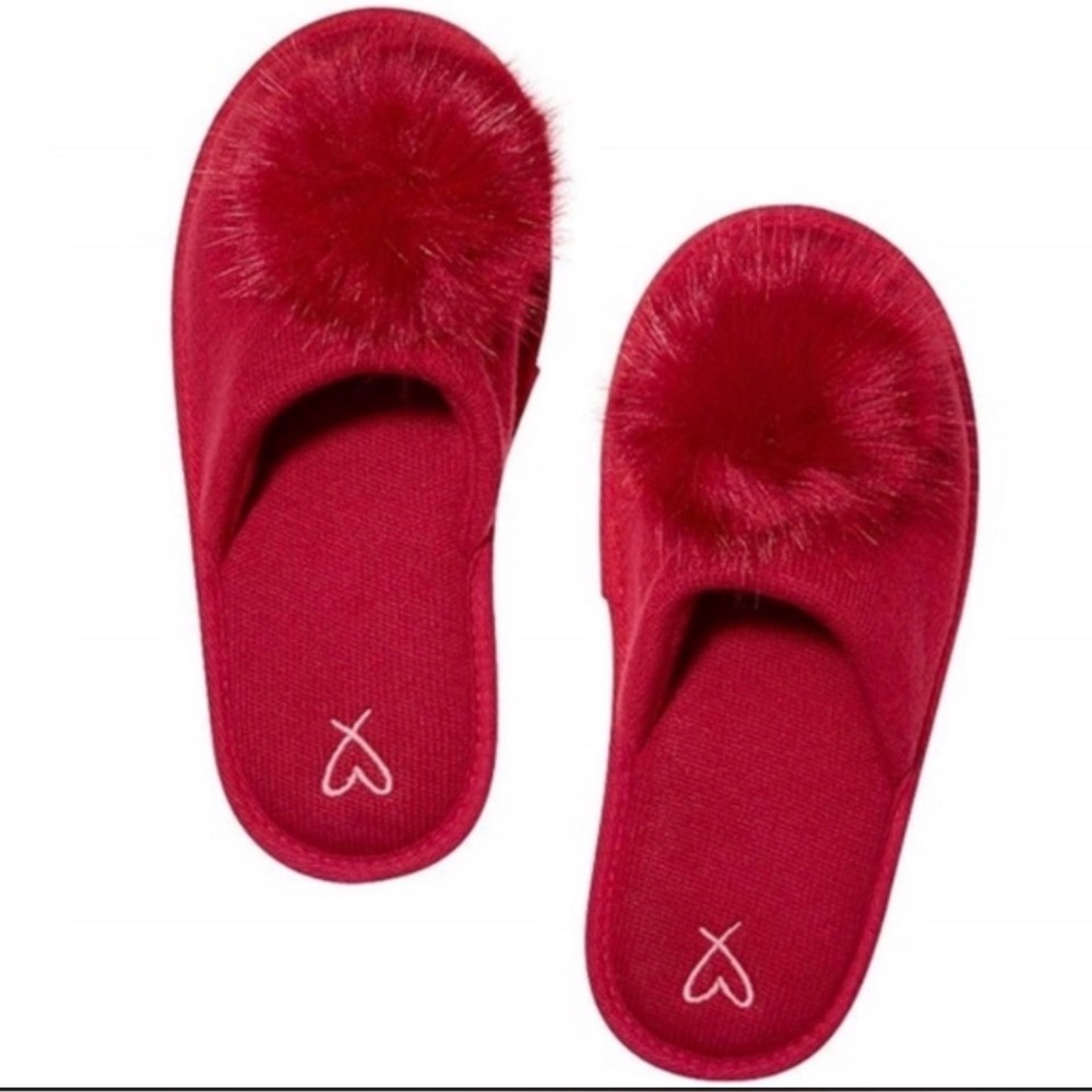 NWOT V’s Secret Red Slippers